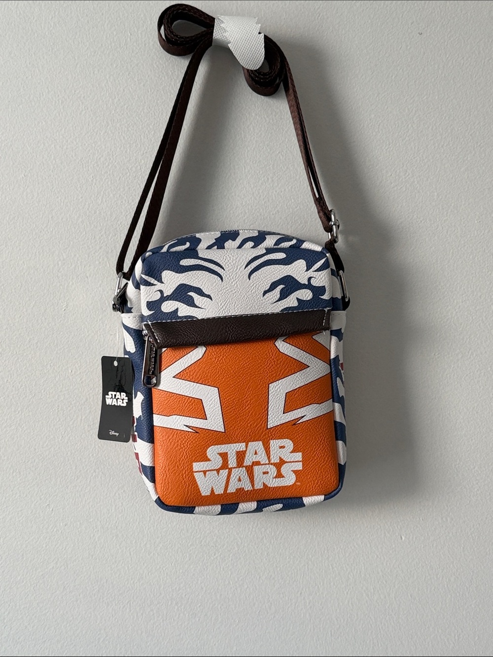 Star Wars Orange, White & Navy Crossbody Messenger Bag